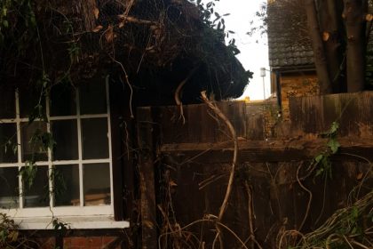 Long Straw Re-Coat - Before